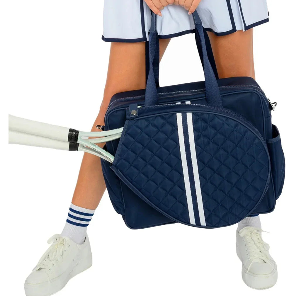 Quaintrelle Tennis Tote Navy