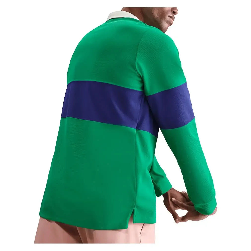 Men's Paris Court Dri-FIT Advantage Slam Long Sleeve Tennis Polo