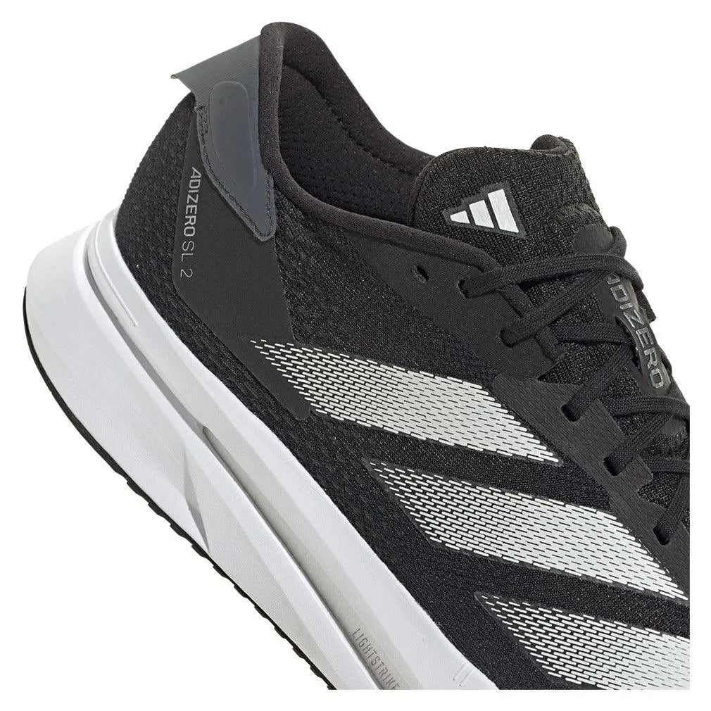 Men's Adizero SL2 Running Shoes Core Black and Zero Metallic