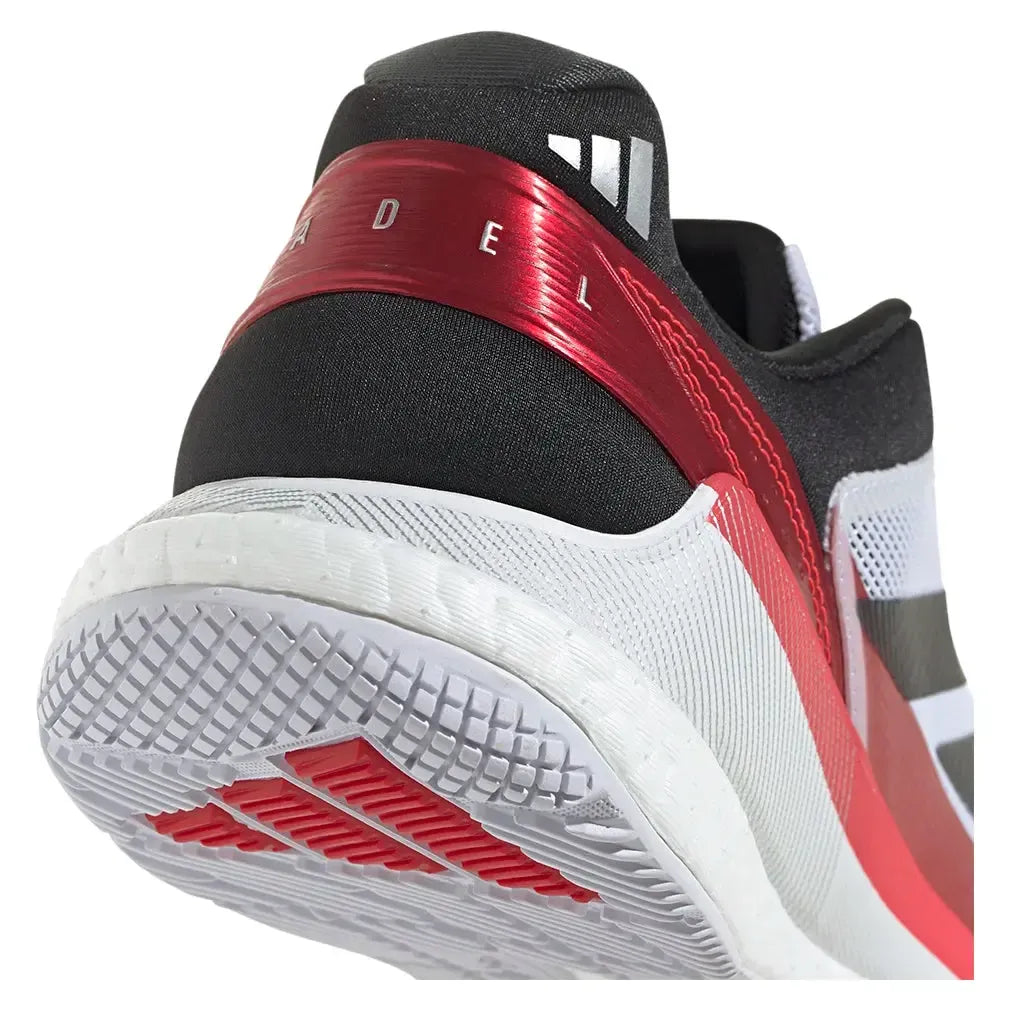 Men's Crazyquick Boost Padel Shoes Footwear White and Lucid Red