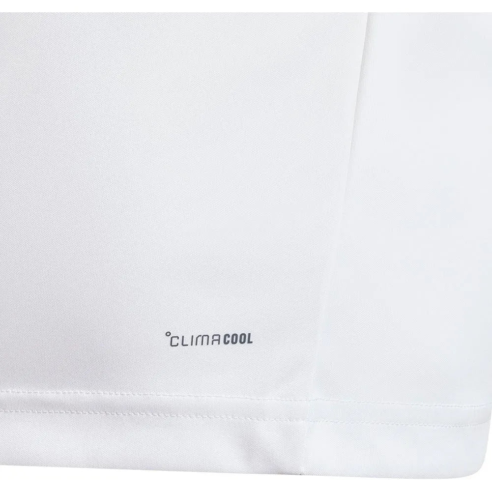 Boys' Club 3 Stripe Tennis Tee White