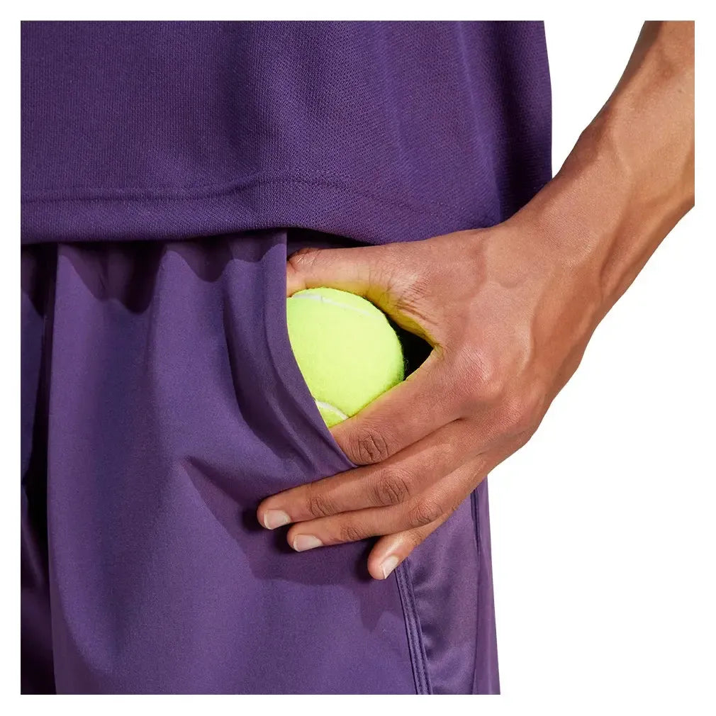 Men's 7 Inch Tennis Shorts and Tight Set Aurora Plum