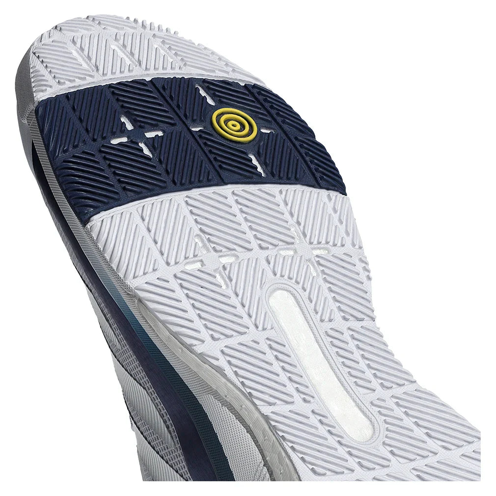Men's Crazyquick Boost Padel Shoes Core White and Dark Blue