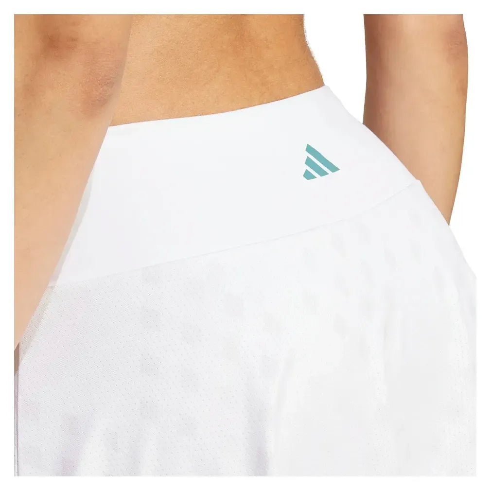 Women's Club Graphic Tennis Skort White and Dash Grey