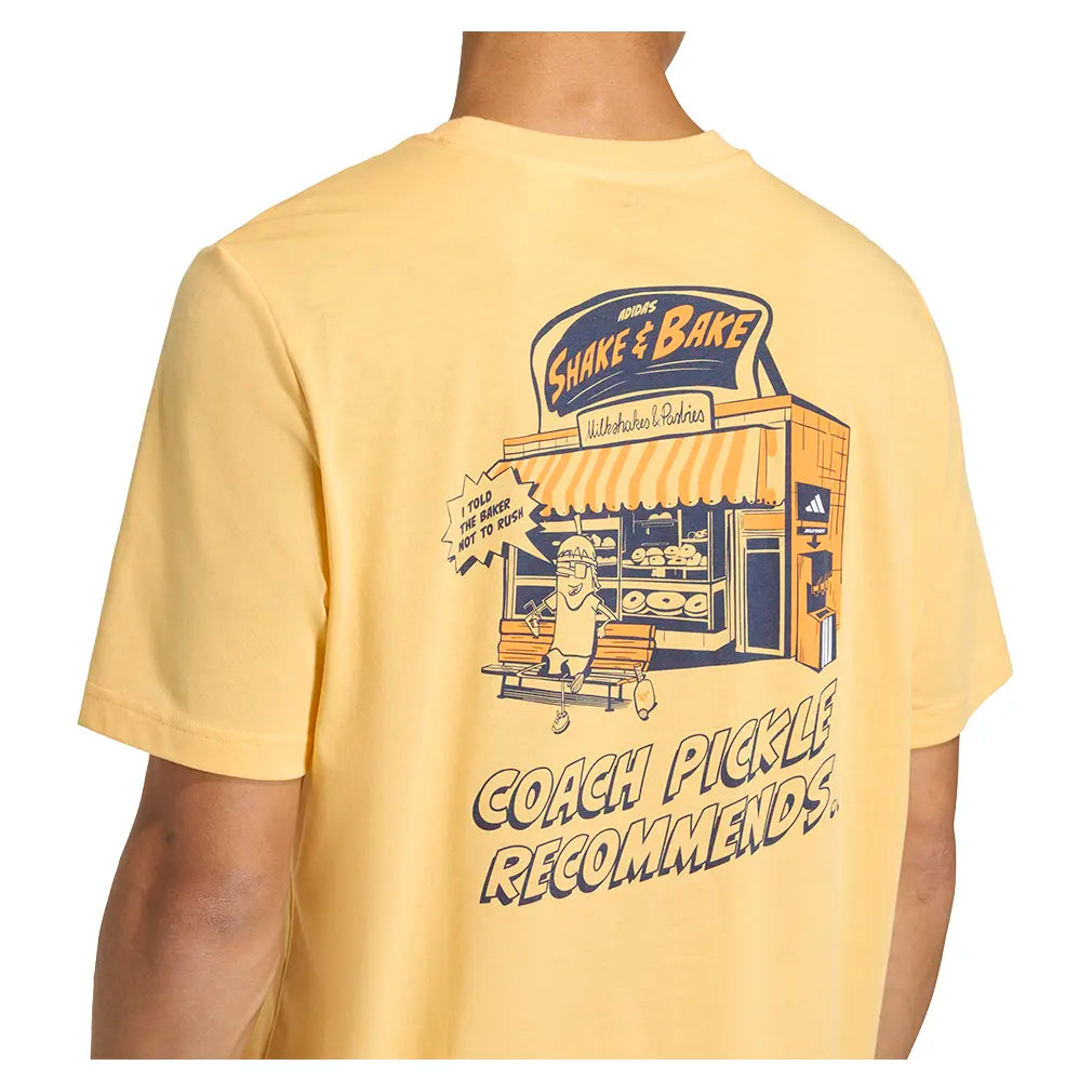 Men's Graphic Pickleball Tee Semi Impact Orange