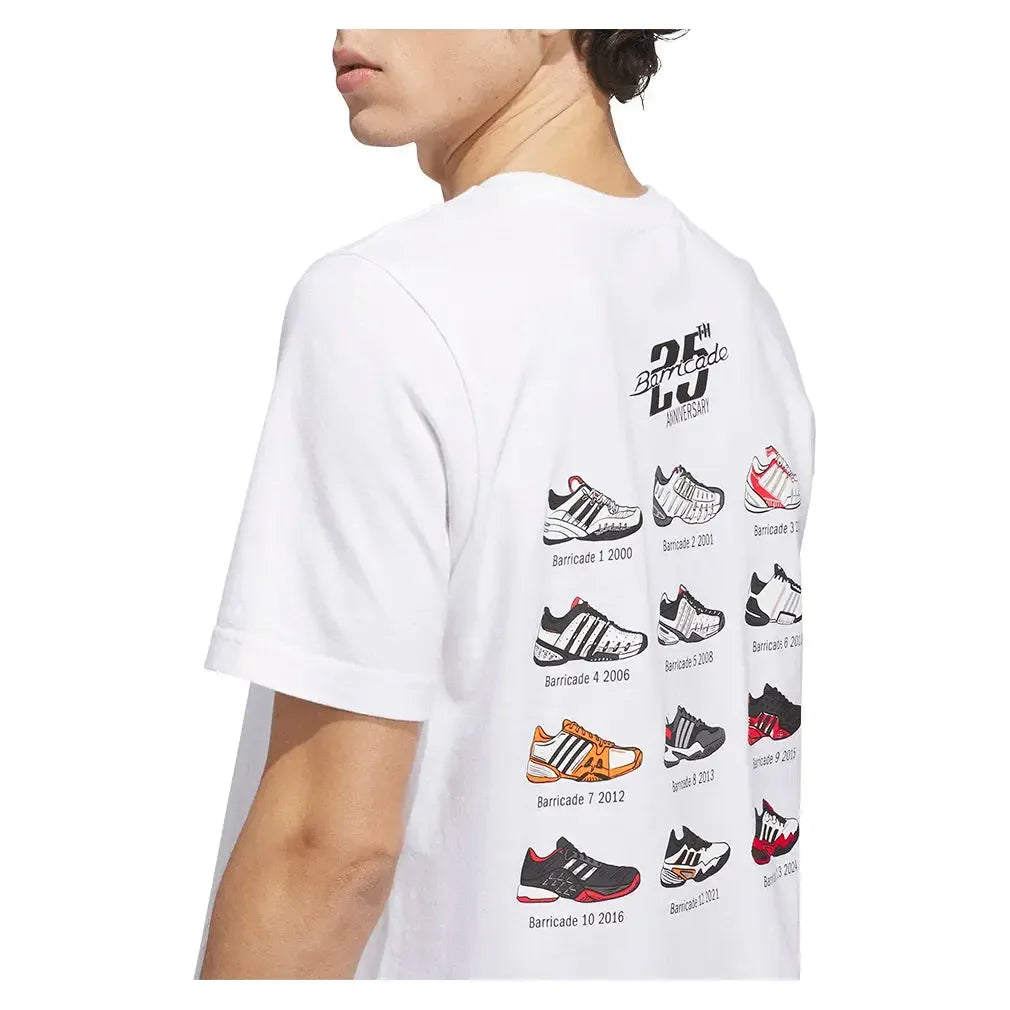 Men's Barricade Tennis T-Shirt White