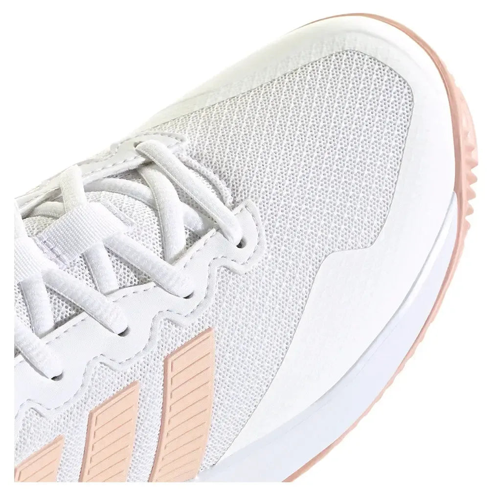 Women's GameCourt 2 Tennis Shoes Core White and Pink