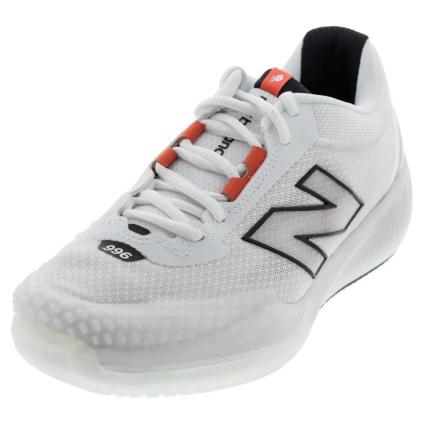 Men's FuelCell 996v6 D Width Tennis Shoes White and Black-Footwear-New Balance-MCH996W6D-F24-X-Tennis Express