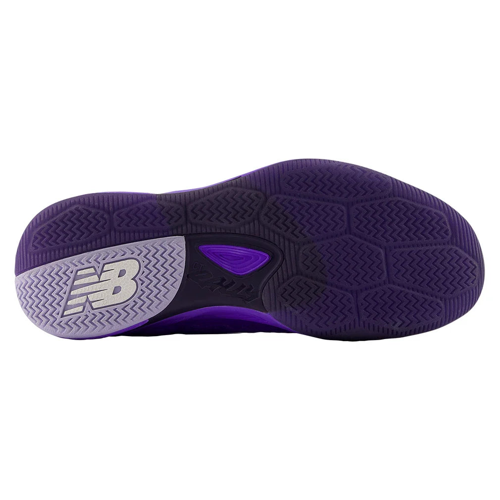 Men's Fresh Foam X CT-Rally v2 D Width Tennis Shoes Electric Indigo and Boysenberry