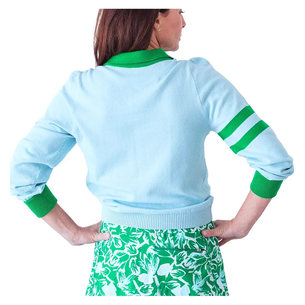 Women's Mulligan Tennis Sweater Light Blue