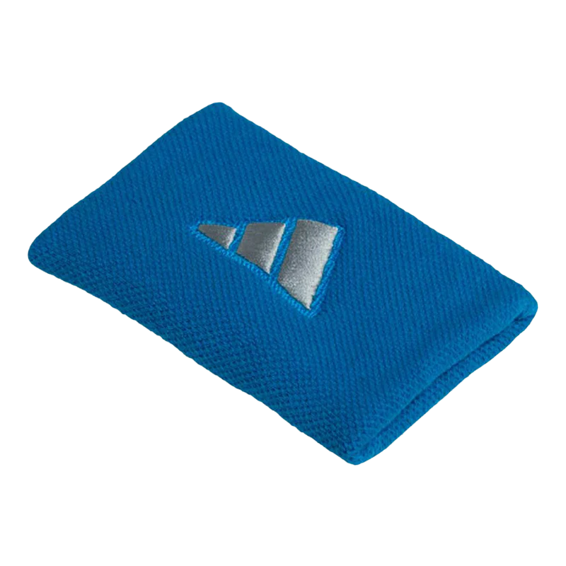 Wristband Adidas Largas Azules Logo Grande