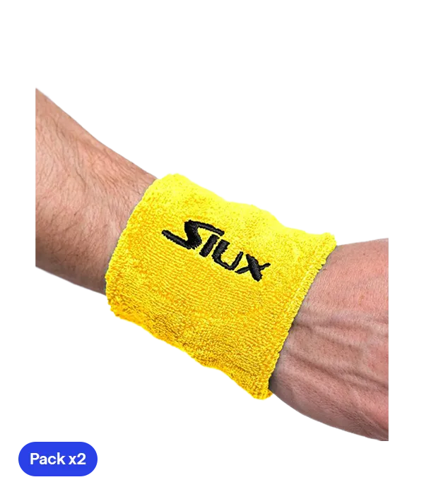 Wristband Siux Reveal Amarillas 2025 (pack x2)
