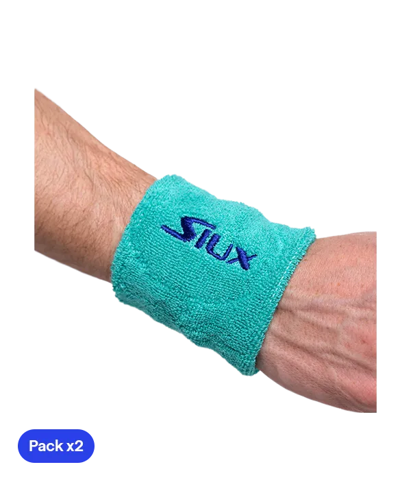 Wristband Siux Reveal Turquesas 2025 (pack x2)