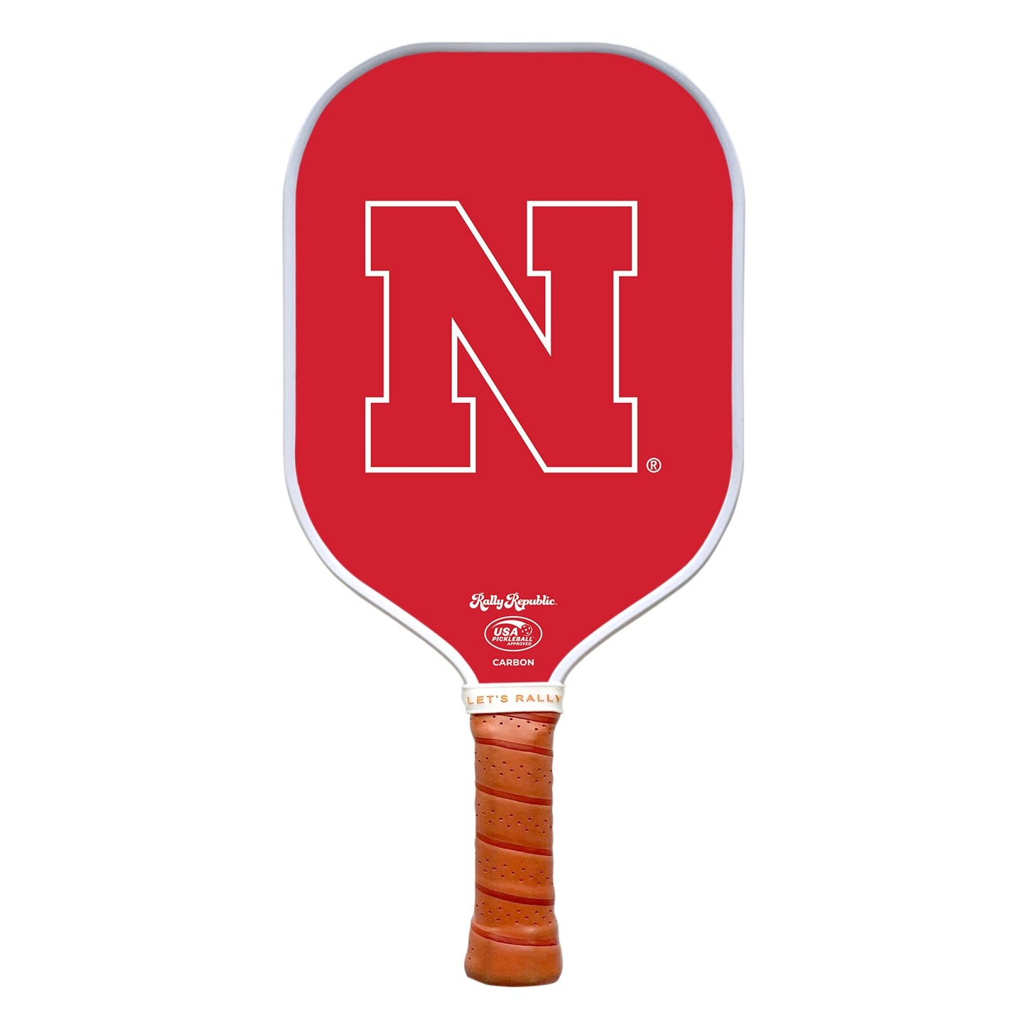 Rally Republic Pickleball Nebraska Cornhuskers Red N Logo Pickleball Paddle