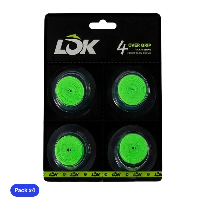 Overgrips LOK Green (Pack x4)