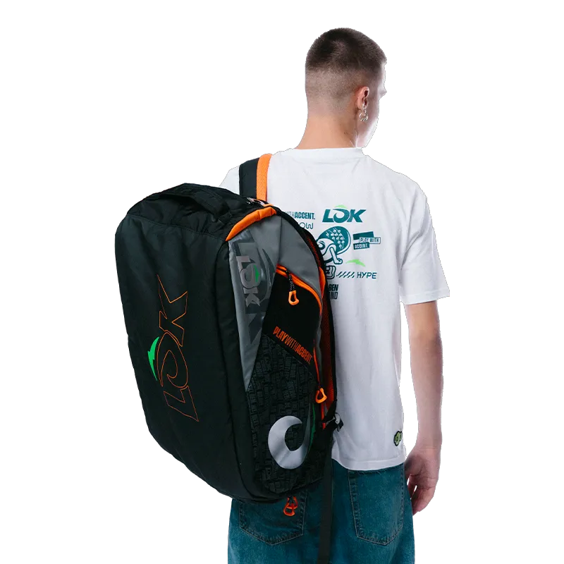 Padel Bag LOK Maxx Gen 2 Black/Orange 2026