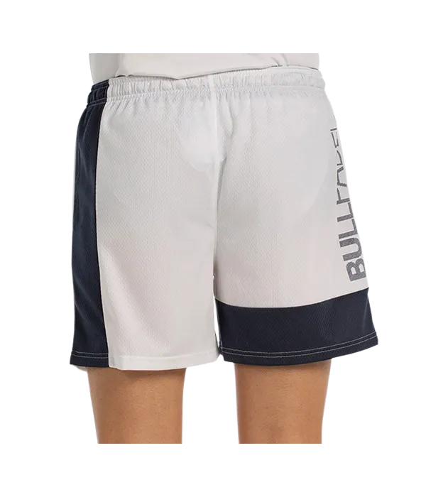 Pantalón Bullpadel Corto Laracha White 2025