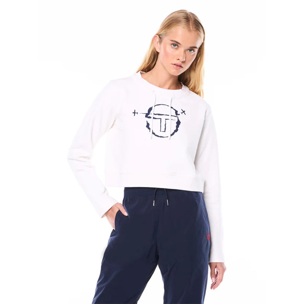 Sergio Tacchini Piano Crewneck | Brilliant White