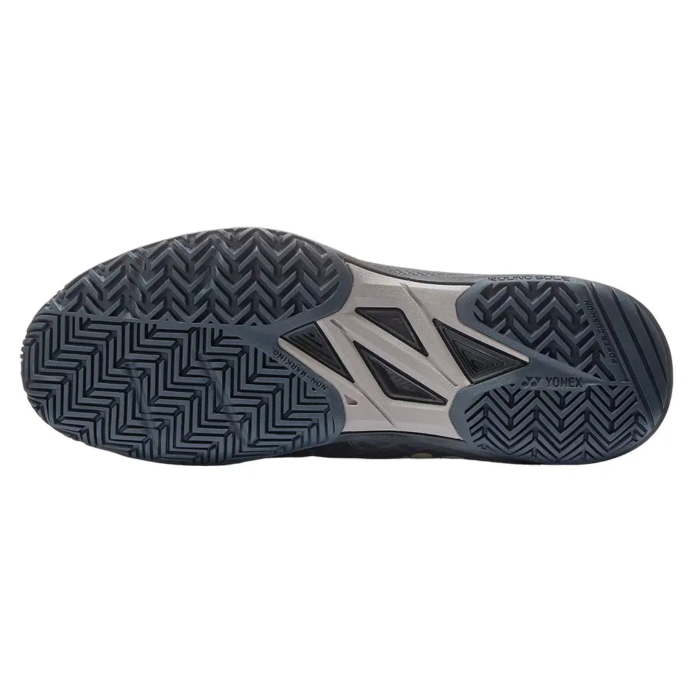 Men's Power Cushion SONICAGE Tennis Shoes Black and Mocha Gray