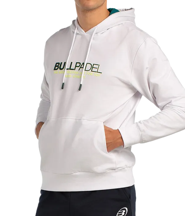 Sudadera Bullpadel Boyen White 2025