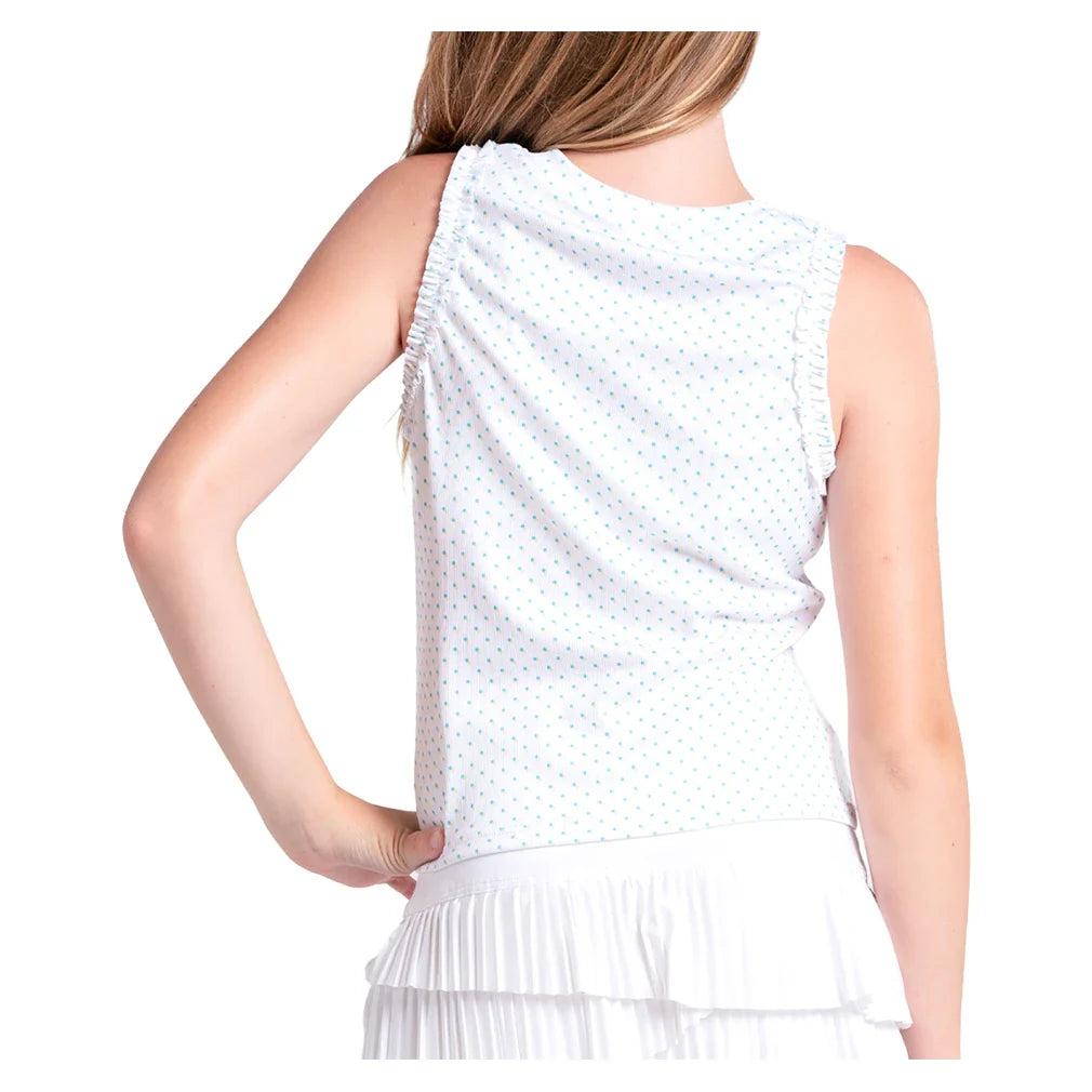 Girls' Poppy Dot Tennis Tank