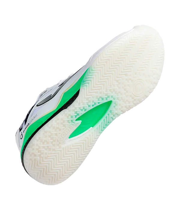 Padel Shoes Joma Spin Men 2502 White/Green 2025