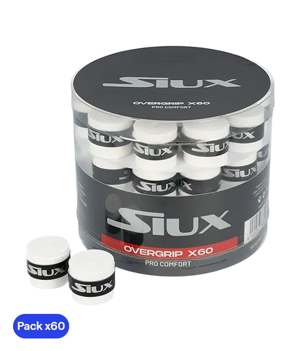 Tambor Siux Pro Comfort Lisos Blancos (Pack x60)