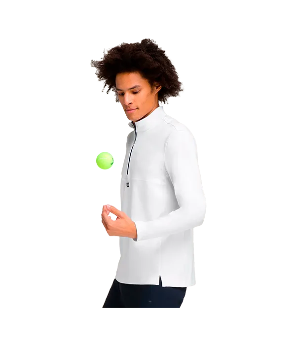 Sudadera Wilson Elevate Performance White 2025