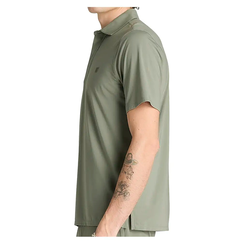 Men's League Tennis Polo Vetiver