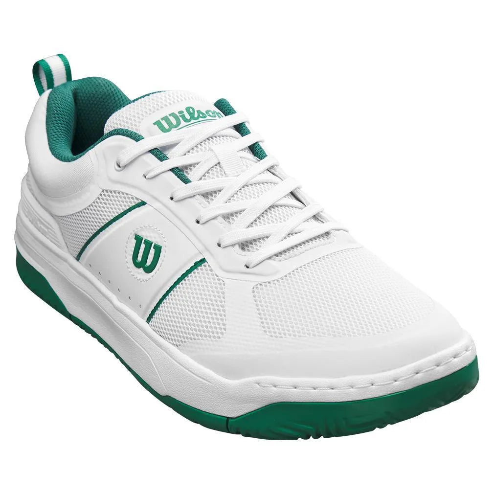 Men's Pickle Pro Pickleball Shoes White and Bosphorus