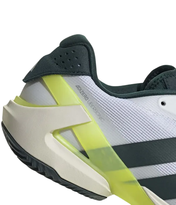 Padel Shoes Adidas Adizero Ubersonic 5 Clay Blanco/Verde Oscuro 2025
