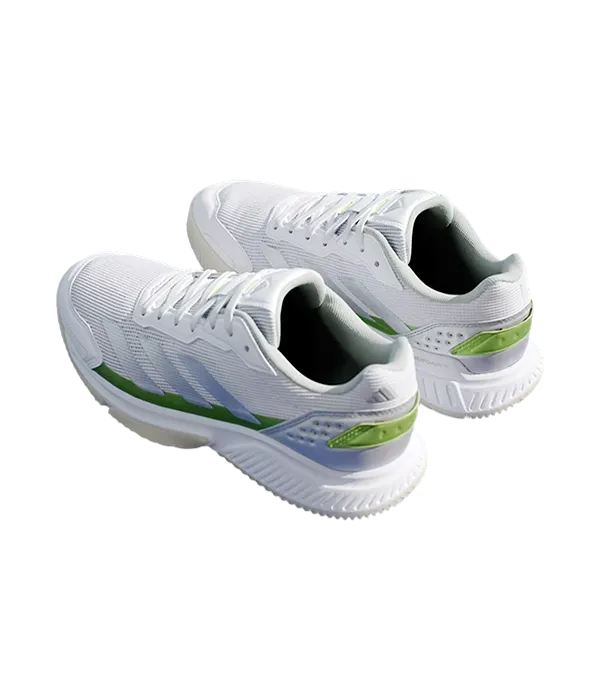 Padel Shoes Adidas Courtquick Blanco/Verde Mujer 2025