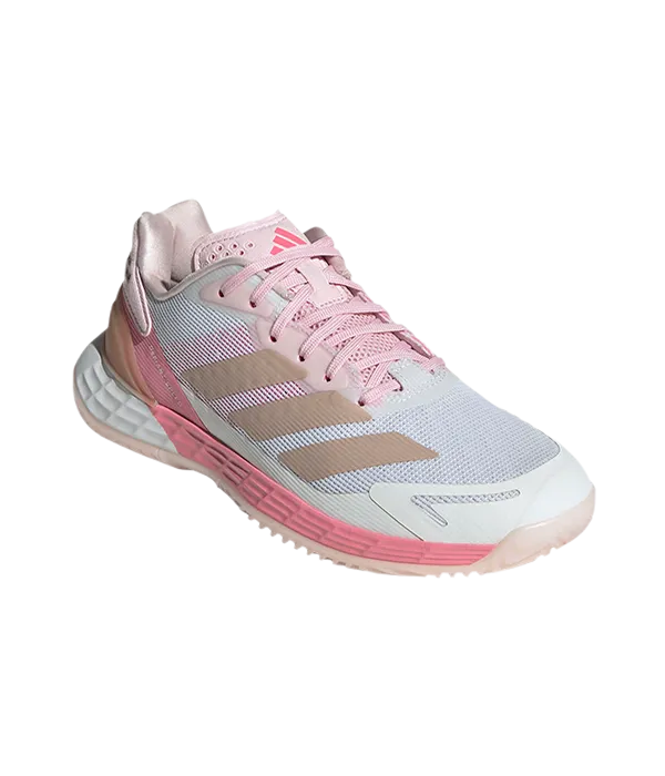 Padel Shoes Adidas Defiant Speed 2 White Perla/Rosa Mujer 2025