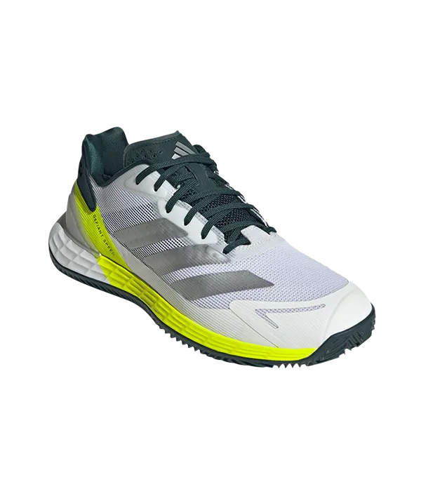 Padel Shoes Adidas Defiant Speed 2 M CL Blanco/Amarillo fluor 2025