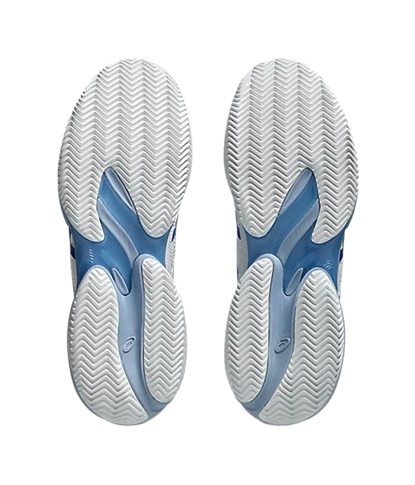 Padel Shoes Asics Court FF 3 Novak Clay White/Tuna Blue