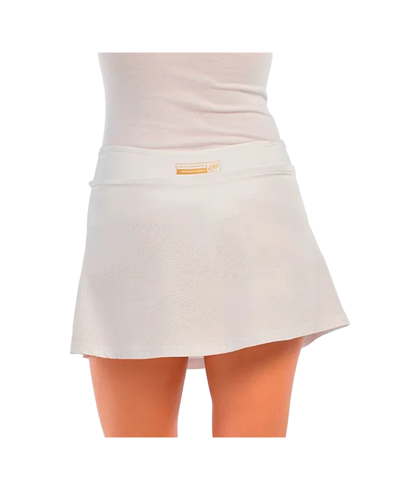 Falda Bullpadel Adoso White 2025 Premier Padel