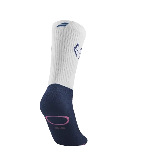 Socks Babolat Largos Mid-Calf Juan Lebron White/Estate Blue 2025