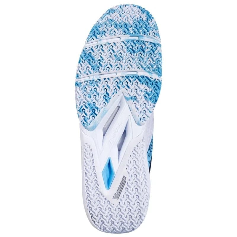 Babolat Movea 2 Men Padel Shoes | White & Cyan
