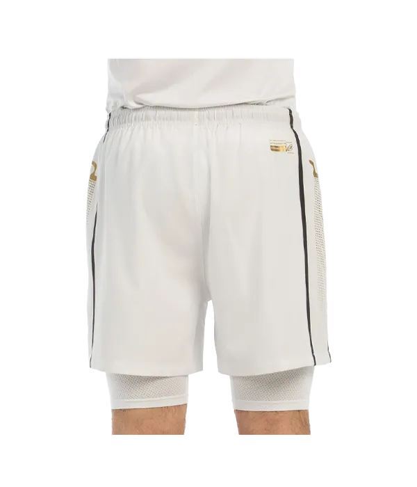 Pantalón Bullpadel Barde White 2025