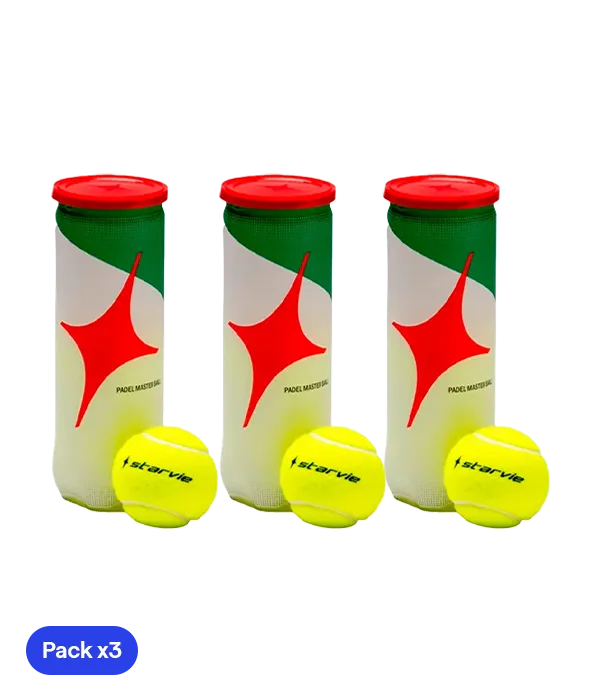 Balls Starvie Padel Master (Pack x3)