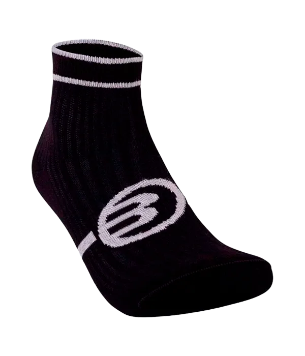 Socks Bullpadel BP2402 Mujer Blanco/Negro/Morado 2025 (Pack x3)