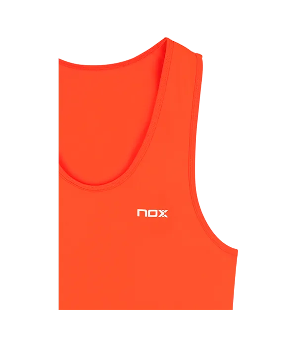 Camiseta Tirantes NOX Team Fit Mujer Rojo