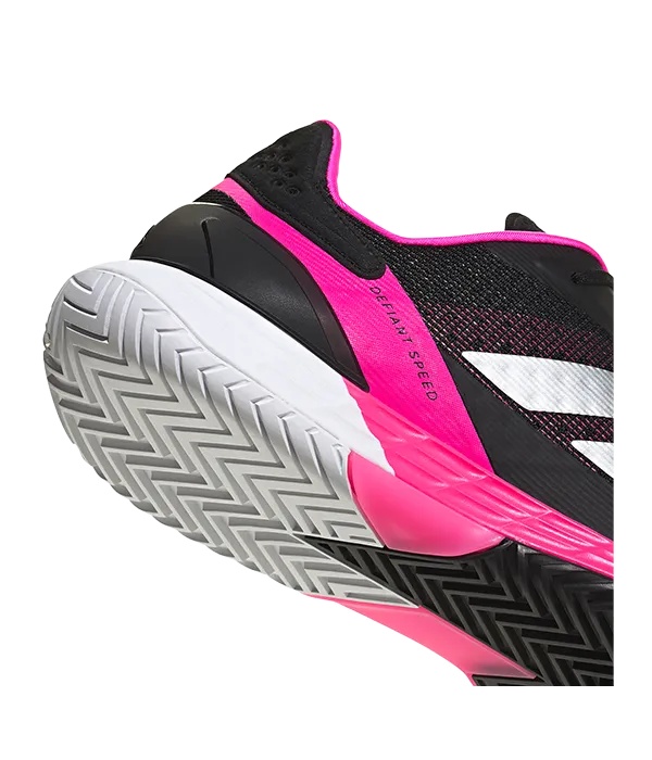 Padel Shoes Adidas Defiant Speed 2 Core Black/Silver Metallic 2025