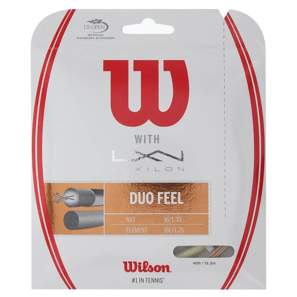 Duo Feel Element 125 and NXT 16 Tennis StringTienda Tennis