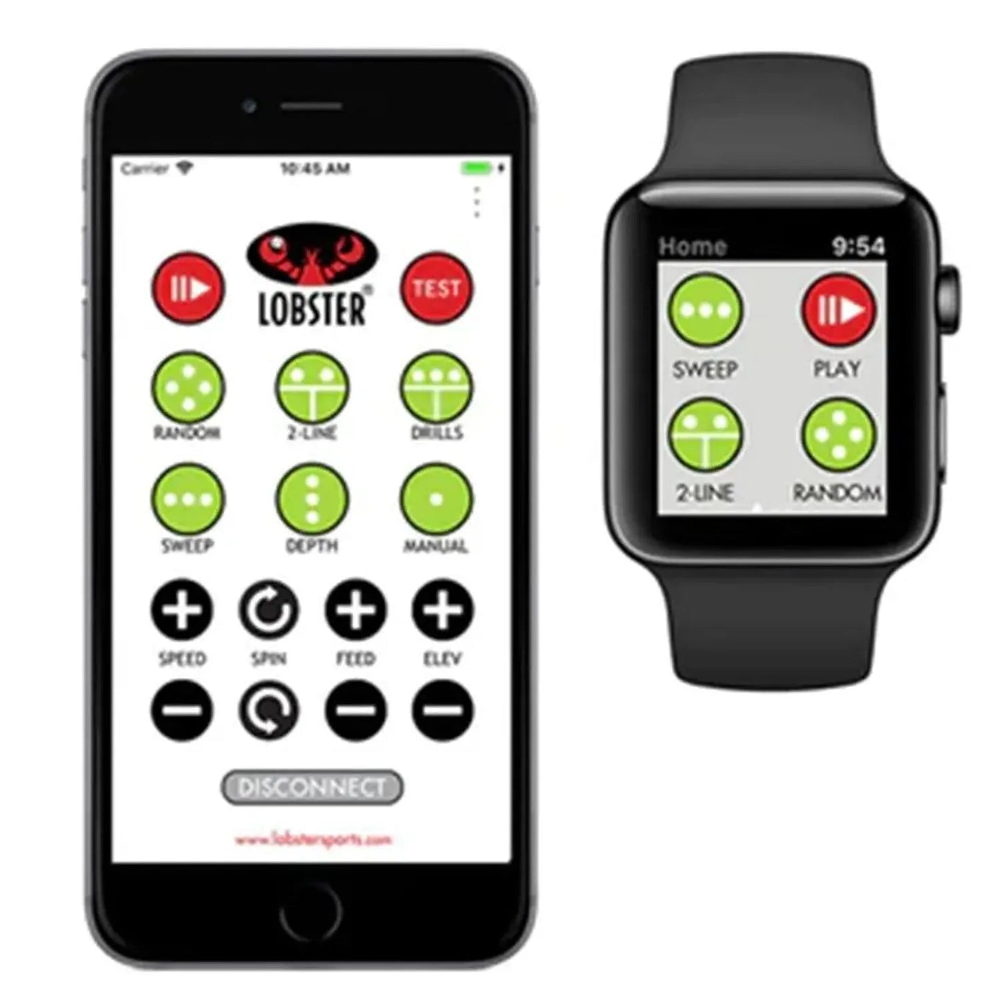 Elite Grand Five with 20 - Function Wi - Fi Remote Control for Apple Ball MachineTienda Tennis