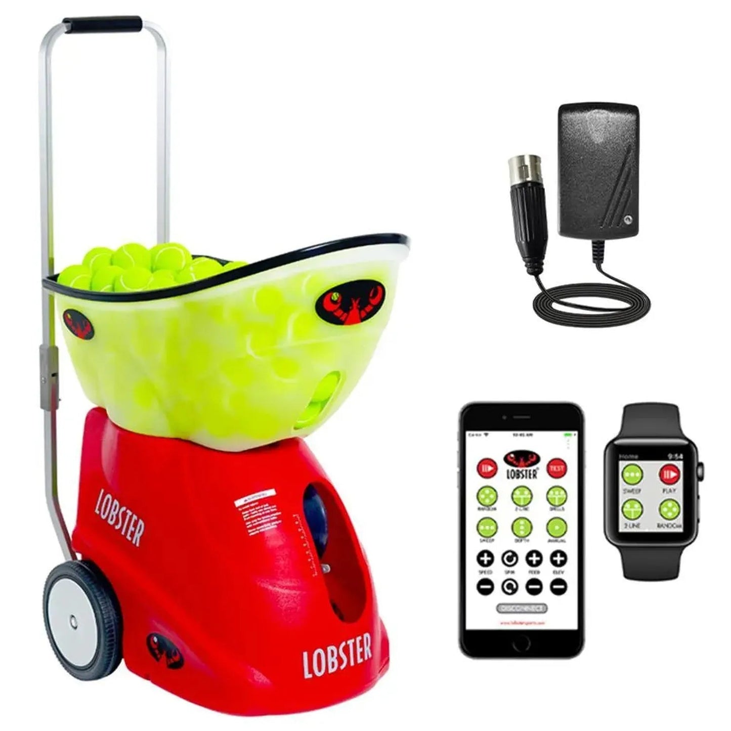 Elite Grand Four with 20 - Function Wi - Fi Remote Control for Apple Ball MachineTienda Tennis