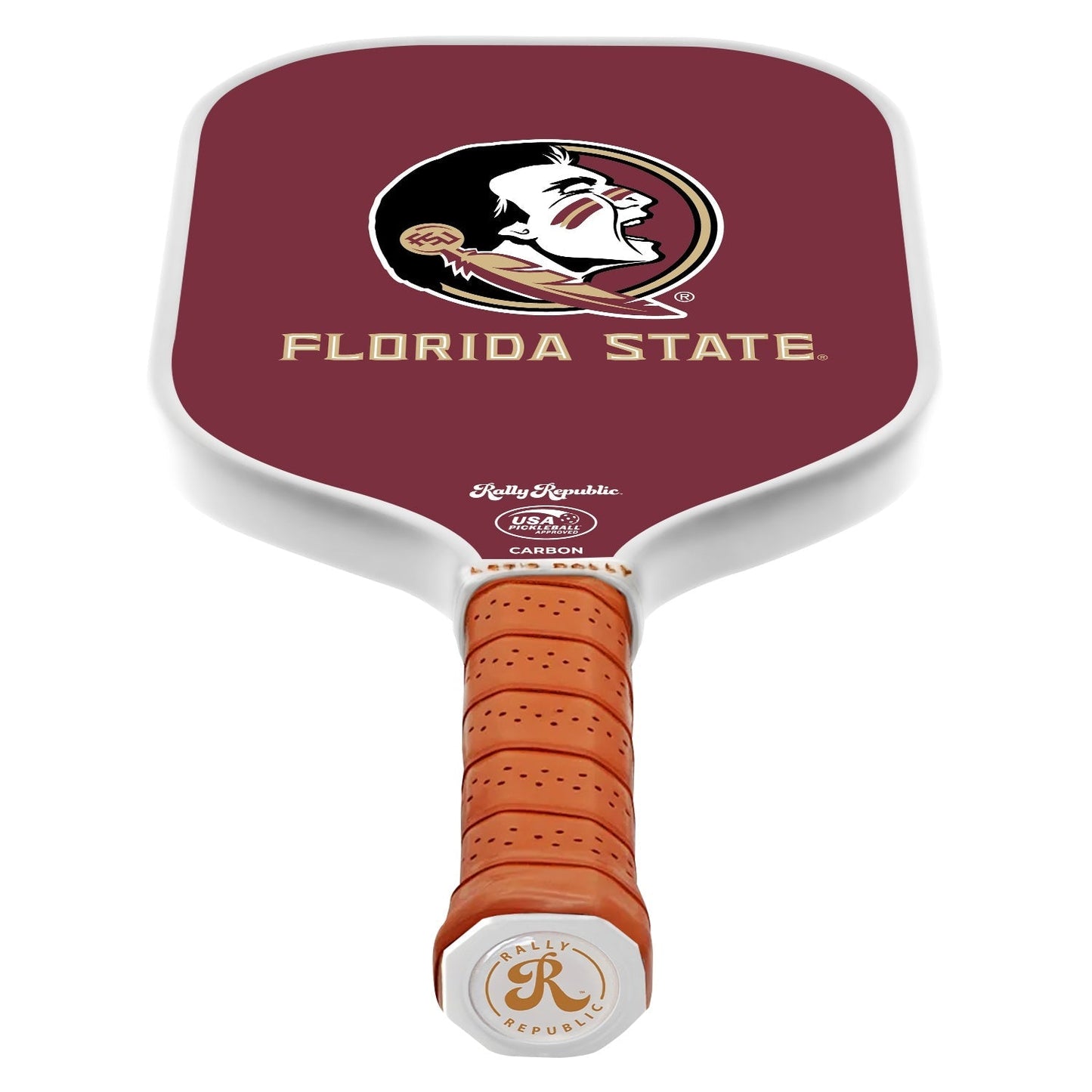 Rally Republic Pickleball Florida State Seminoles Garnet Head Mark Pickleball Paddle