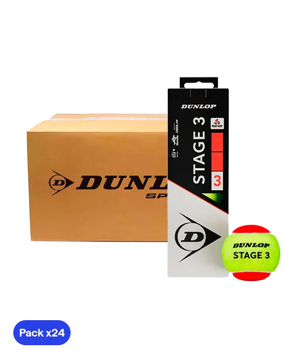 Box Dunlop Stage 3 Rojo/Amarillo 2025