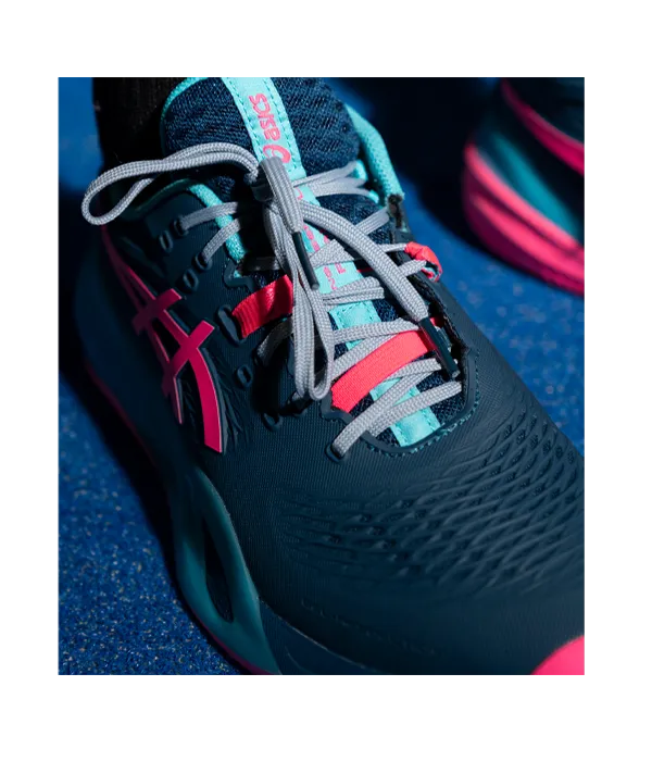 Padel Shoes Asics Gel-Resolution X Padel Mako Blue/Hot Pink 2025
