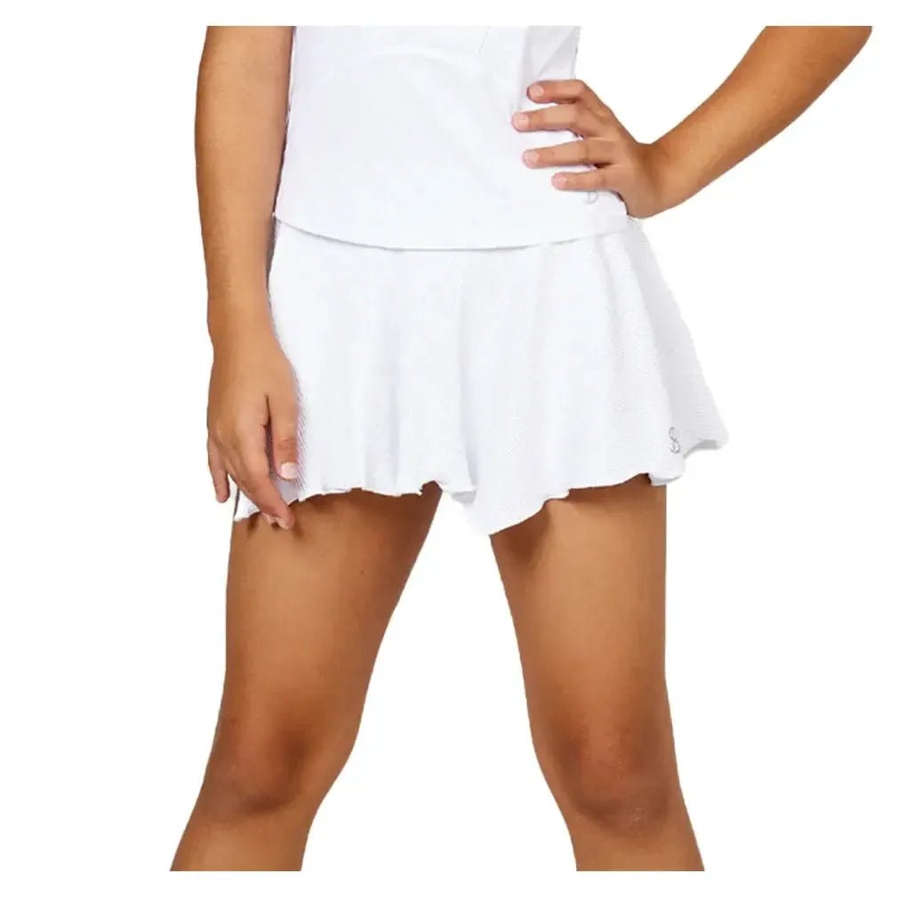 Girls' Tennis Skort WhiteTienda Tennis